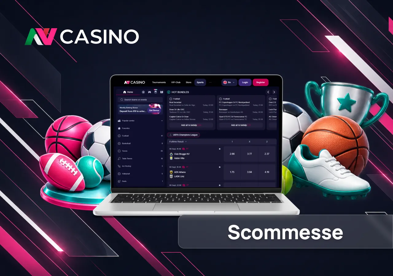 Scommesse su NV Casino Italia
